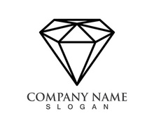 Diamond logo template vector icon illustration design