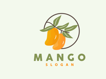 Mango Logo, Fruit Design Simple Minimalist Style preview picture