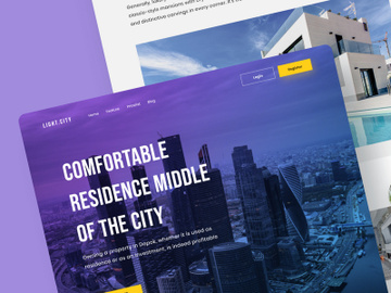 Light City - Real Estate Landing Page preview picture