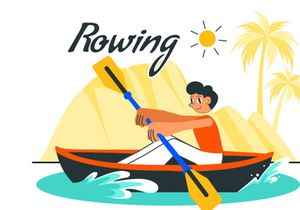10 Rowing and Canoeing Illustration