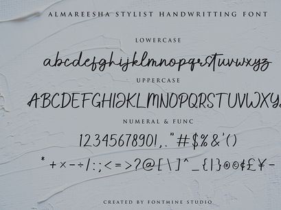Almareesha - Stylist Signature Handwritting Font