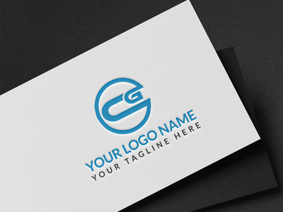 CG Letter Logo Design Template