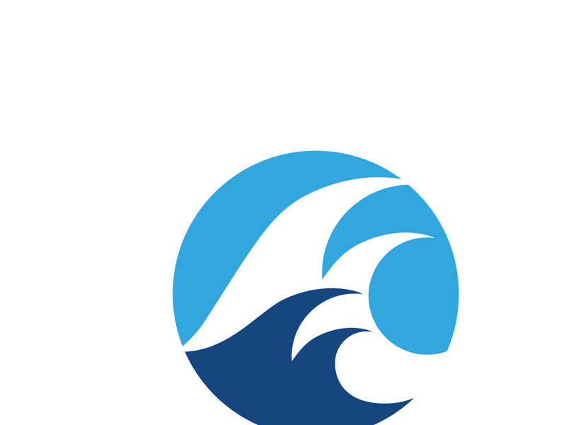 Water wave icon