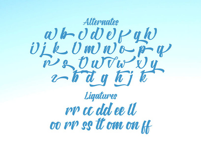 Rosalinda - Bold Script Font