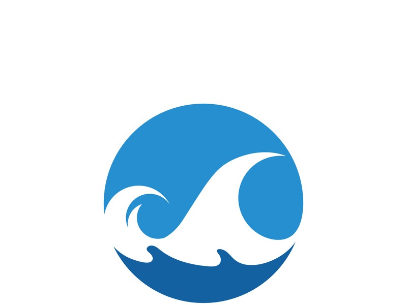 Water wave icon