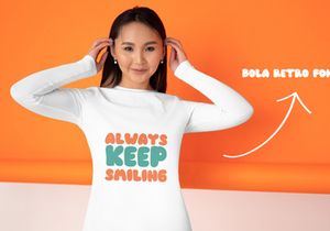 Bola Retro - Cute Bubble Retro Font