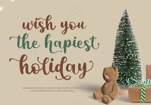 Father Christmas - Modern Script Font