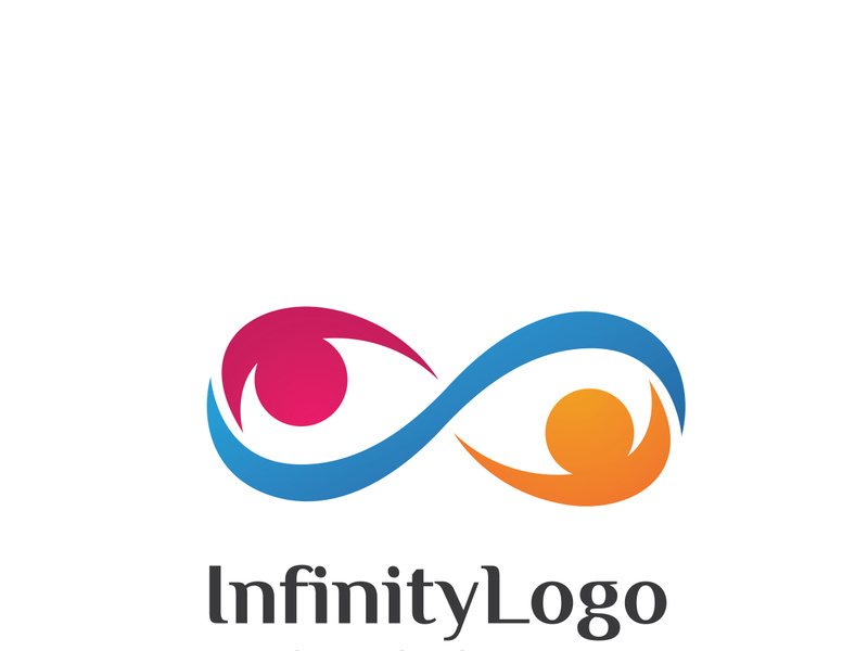 Infinity Design Vector icon illustration Logo template design