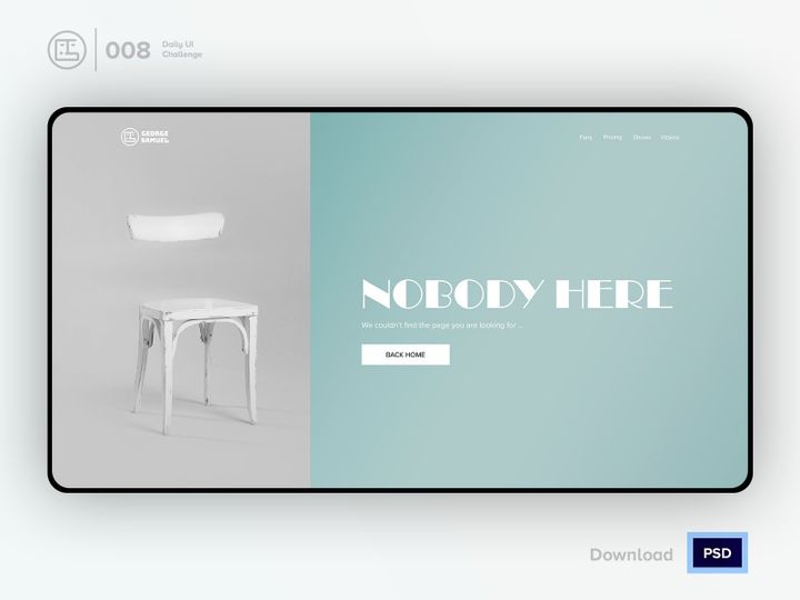 404 page