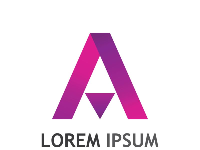 modern and creative initial letter A logo.