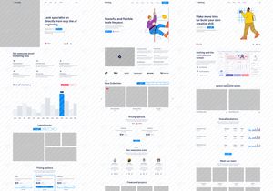 3 In One 1 Landing Page UI KIT