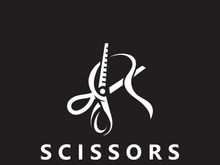 Scissors Logo Design Icon Template. Modern simple design. barbers tools and barbershop. Vector Illustration