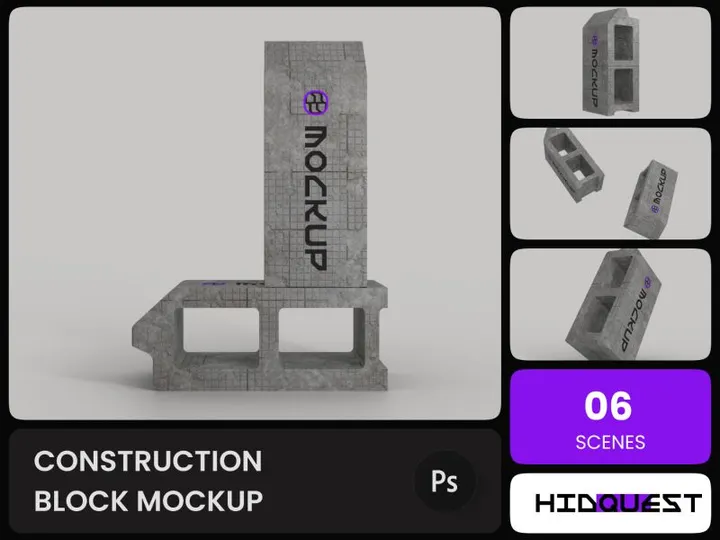 Construction Block Mockup