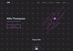 QA - Personal Portfolio Template