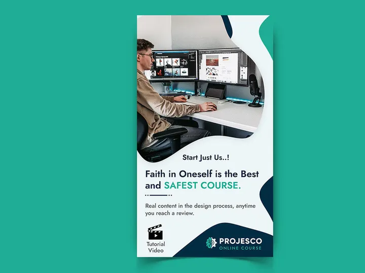Online Course Social Media Post Template