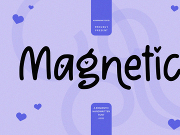 Magnetic - Handwritten Font preview picture