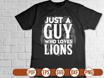 Just A Guy Who Loves Lions preview picture