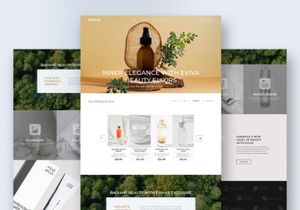 Eviva | Cosmetic Beauty Landing Page UI Kit