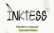 INKTESS – Modern Casual Handwritten Font - (OTF-TTF)