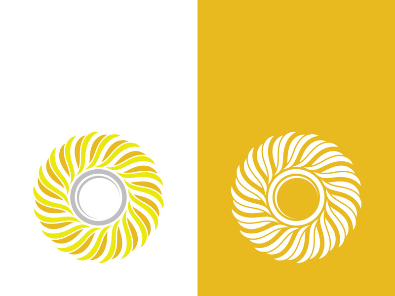 Sun vector illustration icon logo template design