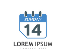 Calendar logo design.