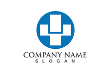 Cross Medical Logo template vector illustration