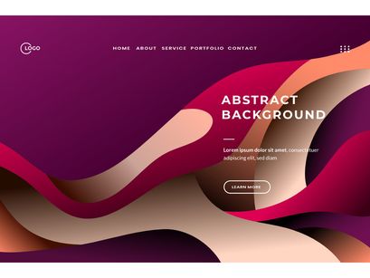 Abstract Background Dynamic Wave Colorful