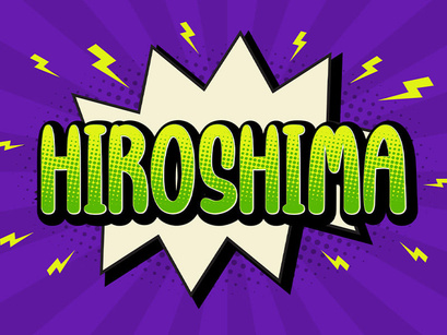 HIROSHIMA - Playful Display Font