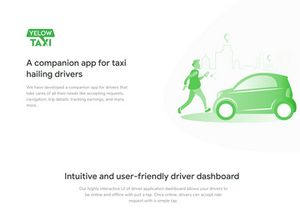 Uber like Taxi Hailing Driver App UI kit