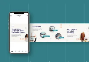 Courses Instagram Carousel Template