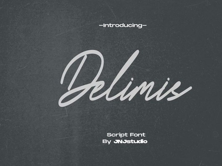 Delimis Script Font