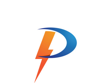 p logo and symbol vector template preview picture