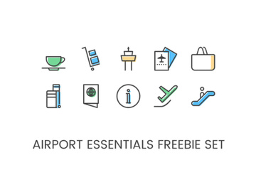 Airport Icon Set preview picture