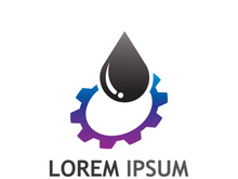 Gear logo with a creative idea.