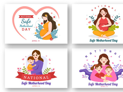 12 National Safe Motherhood Day Illustration