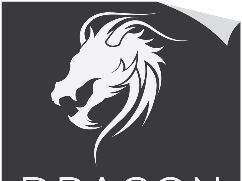 Dragon logo art illustration