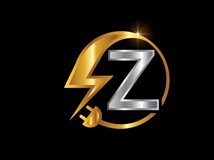 Electrical sign with the English alphabet, Electricity Logo, Power energy logo, and icon vector design