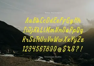 Simple Journey | Vintage Script Font
