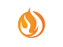 Fire Flame logo designs  Fire logo template  Logo symbol icon