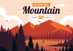 11 International Mountain Day Illustration