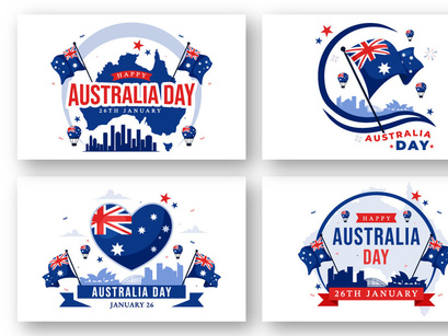 15 Happy Australia Day Illustration