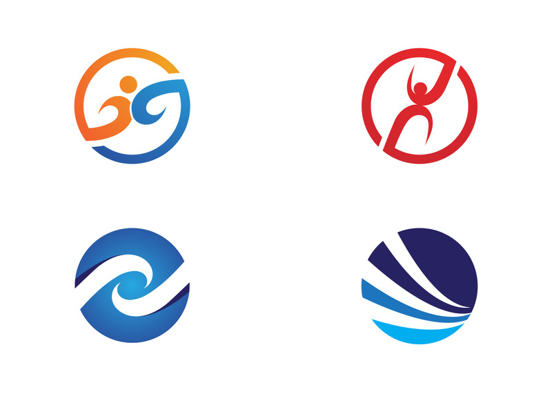 Business global globe world Finance Logo template