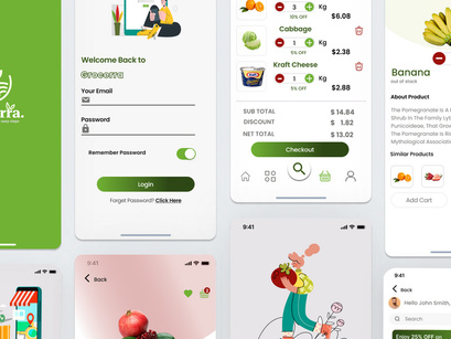 Grocery App IOS UI KIT