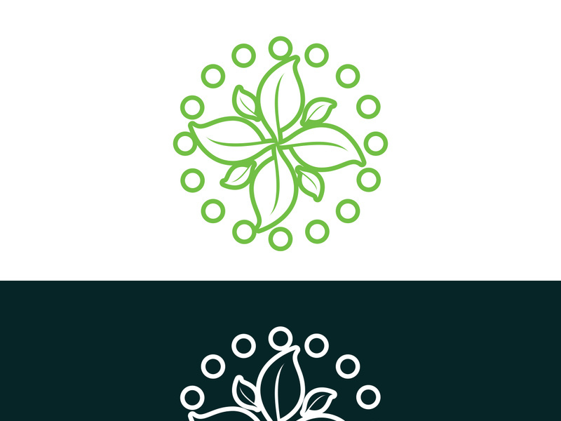 nature leaf logo, environment logo , ecology logo template