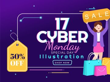 17 Cyber Monday Illustration preview picture