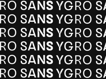 Ygro Sans - Free Grotesque Typeface preview picture