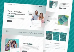 Finance Website Landing Page
