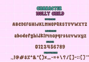 Molly Child - Retro Groovy Display Font