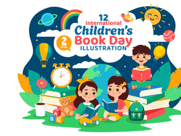 12 International Children Book Day Illustration preview picture