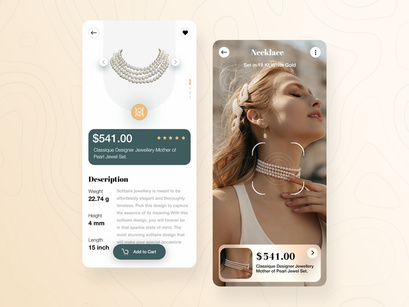 Jewelry Store App Design (AR Try On)